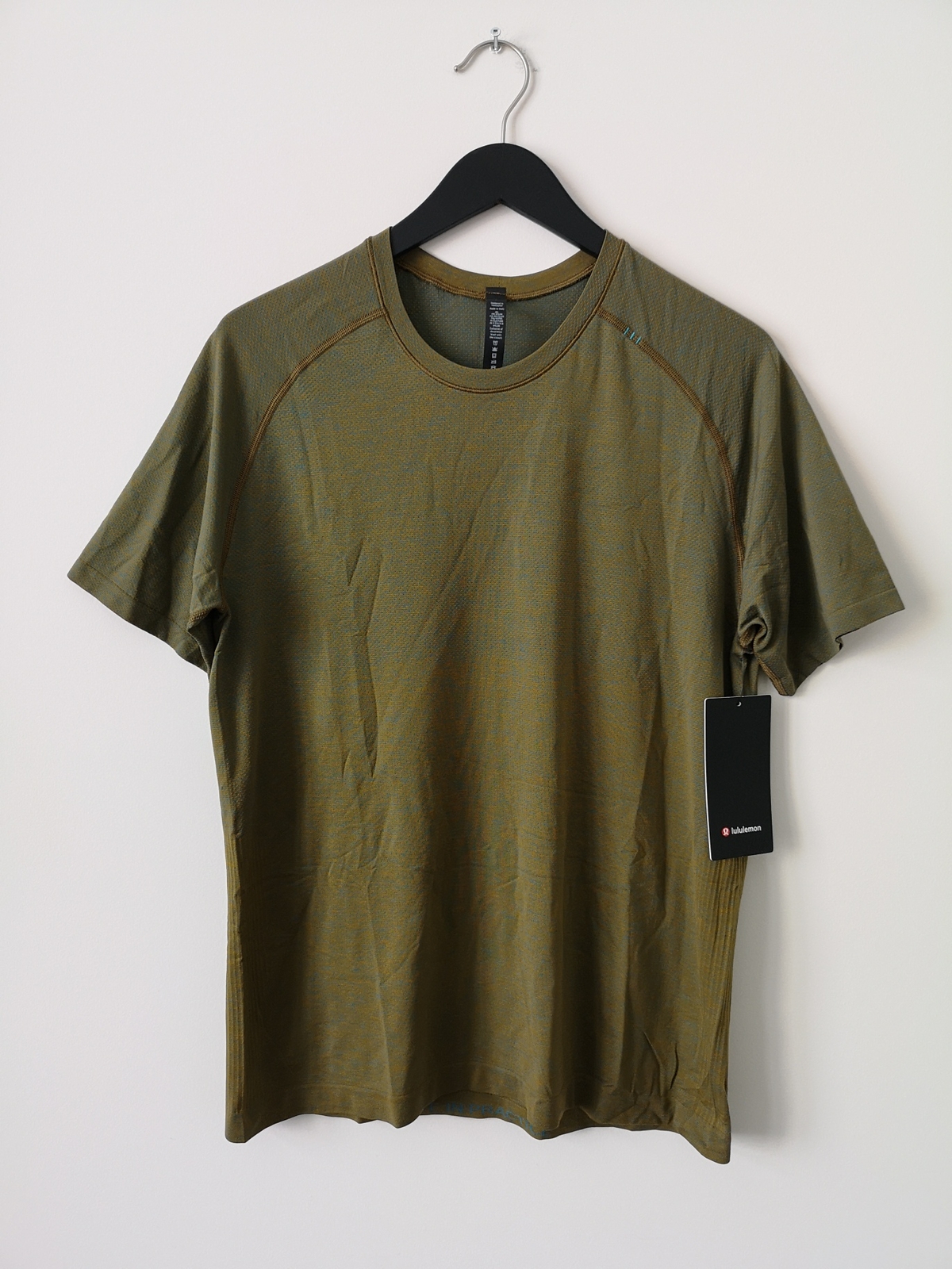 NWT LULULEMON CAPB/GLSC Blue Gold Metal Vent Tech SS 2.0 Top Shirt Men's XXL gallery