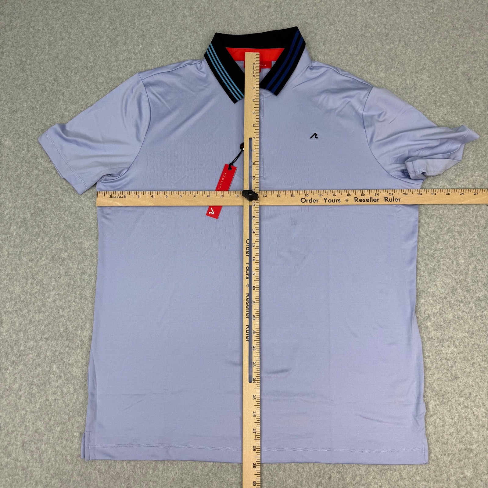 Redvanly Harley Polo Men's Large Lavender Shirt Activewear Golf NWT gallery