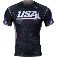 Cliff Keen Compression Gear Top – USA Black Flag