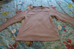 Ministry of Supply Aeon V Neck Sweatshirt Lavender Gray Men’s XL Coffee infused