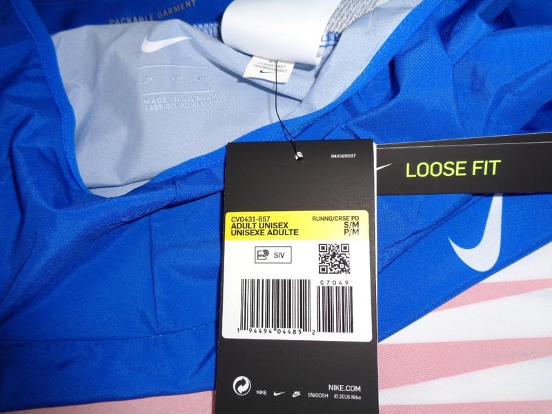Nike USA Unisex Marathoner Running Windcheater Poncho Jacket NEW - Small/Medium gallery