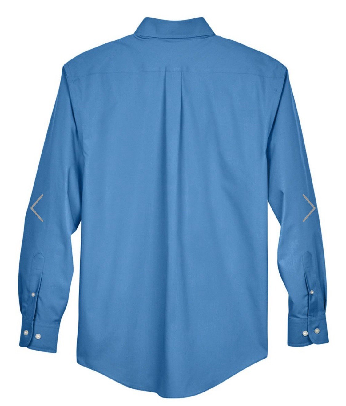 Men's Crown Collection Broadcloth Woven Dress Shirt - D620 (5XL) French blue gallery