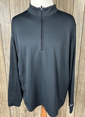 IZOD PFX PERFORM Men’s Black Quarter Zip Up Pullover XXL Cool FX