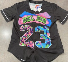New! Fresh Prince Of Bel Air #23 Baseball Style Jersey Sz Adult M Will Smith
