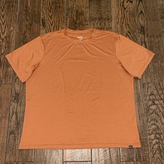 REI Co-op Mens Sahara Rust Performance Short Sleeve Crew Outdoor Shirt Size. XL