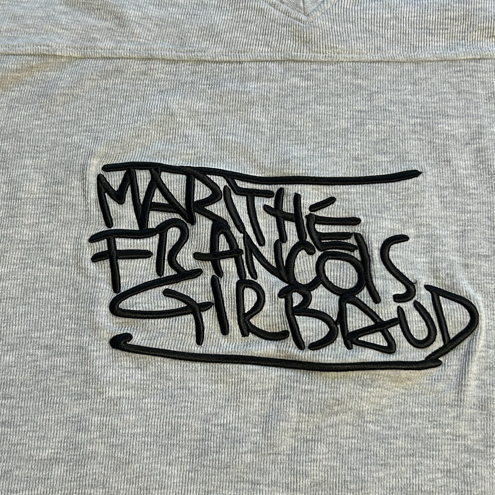 Marithe + Francois Girbaud Embroidered Logo Heavyweight Cotton Hockey Jersey 2XL gallery