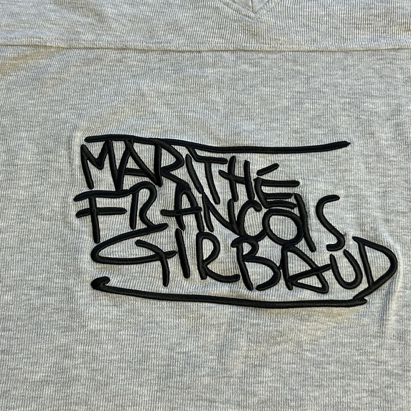 Marithe + Francois Girbaud Embroidered Logo Heavyweight Cotton Hockey Jersey 2XL gallery