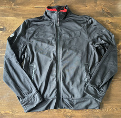 Puma Scuderia Ferrari Track Jacket Men’s L Black Racing Full Zip Lrg Back Logo