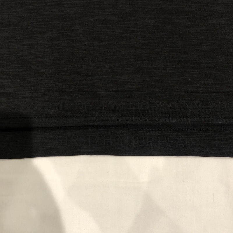 Lululemon Stretch Your Head Shirt Men’s Medium Dark Gray Golf Polo Performance gallery