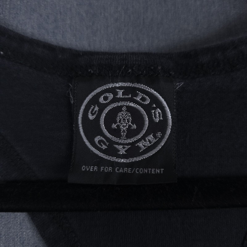 Golds Gym Tank Top Y-Back Shirt Mens Black 2XL XXL Black New York USA Racerback gallery