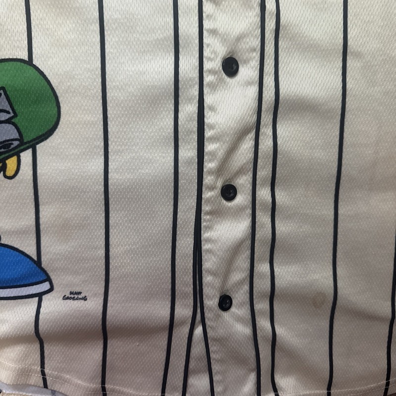 The Simpsons -Welcome To The Neighbor Hood Baseball Jersey Large- 3xl BART Homer gallery