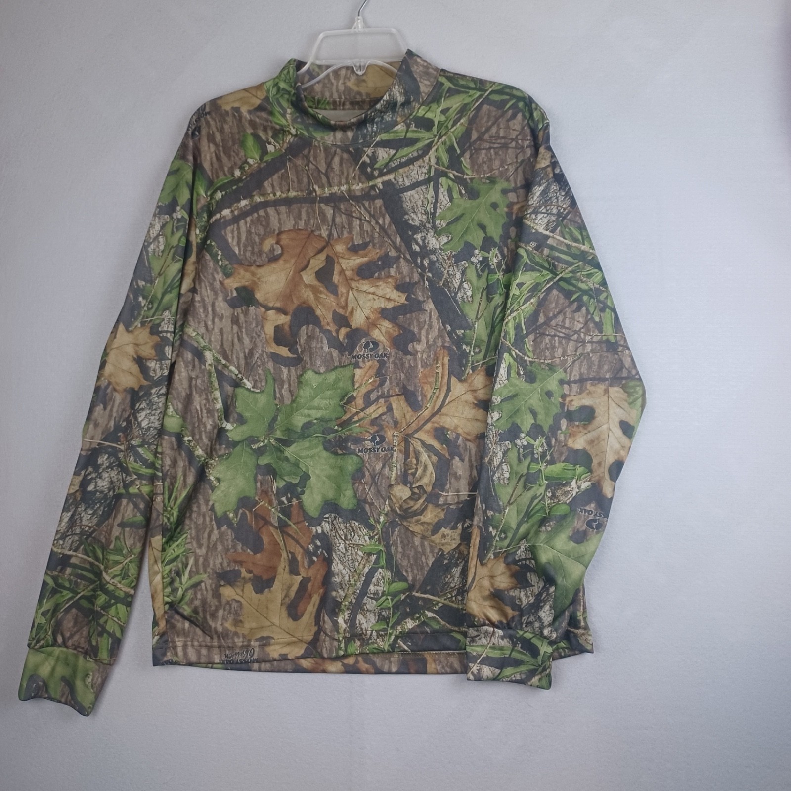 Mossy Oak T shirt Large Camo Long Sleeve Field Staff Vapor Rise gallery