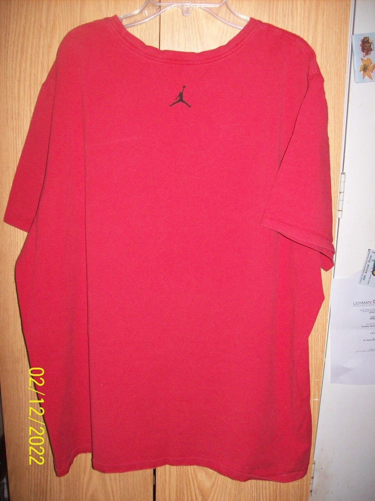 Men's Nike Air Jordan Short Sleeve Red Graphic T-Shirt - 2XL gallery