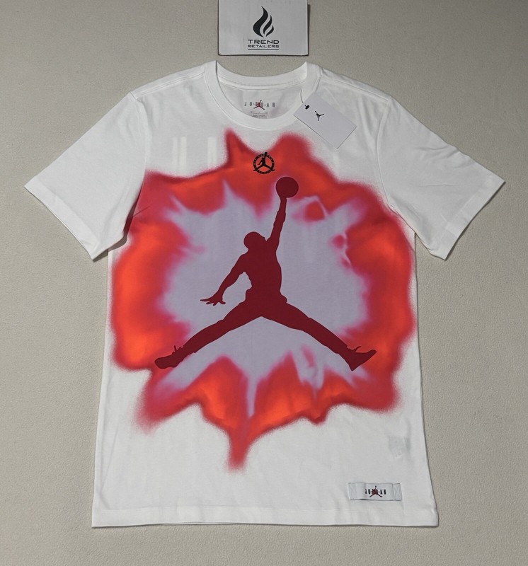 Nike Air Jordan Core USA Flight 84 Olympic Graphic T-Shirt White Sz S HJ6365-100 gallery
