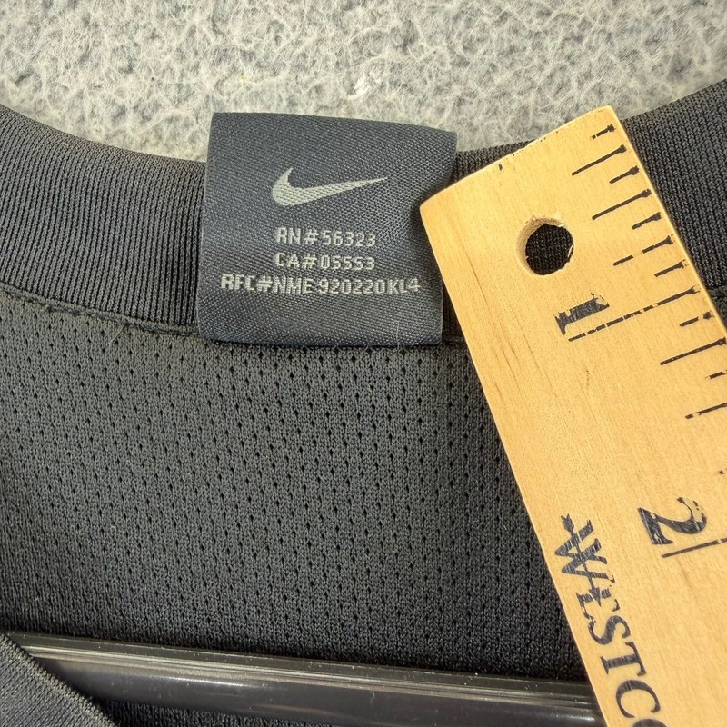 Nike Mens XL Black Sleeveless Basketball Jersey Mesh Athletic Tank Top RN56323 gallery
