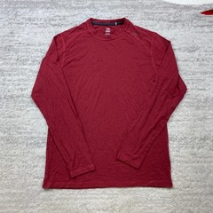 Tasc Performance Bamboo Shirt Small Red Golfer Outdoor Preppy Casual Hike Mens