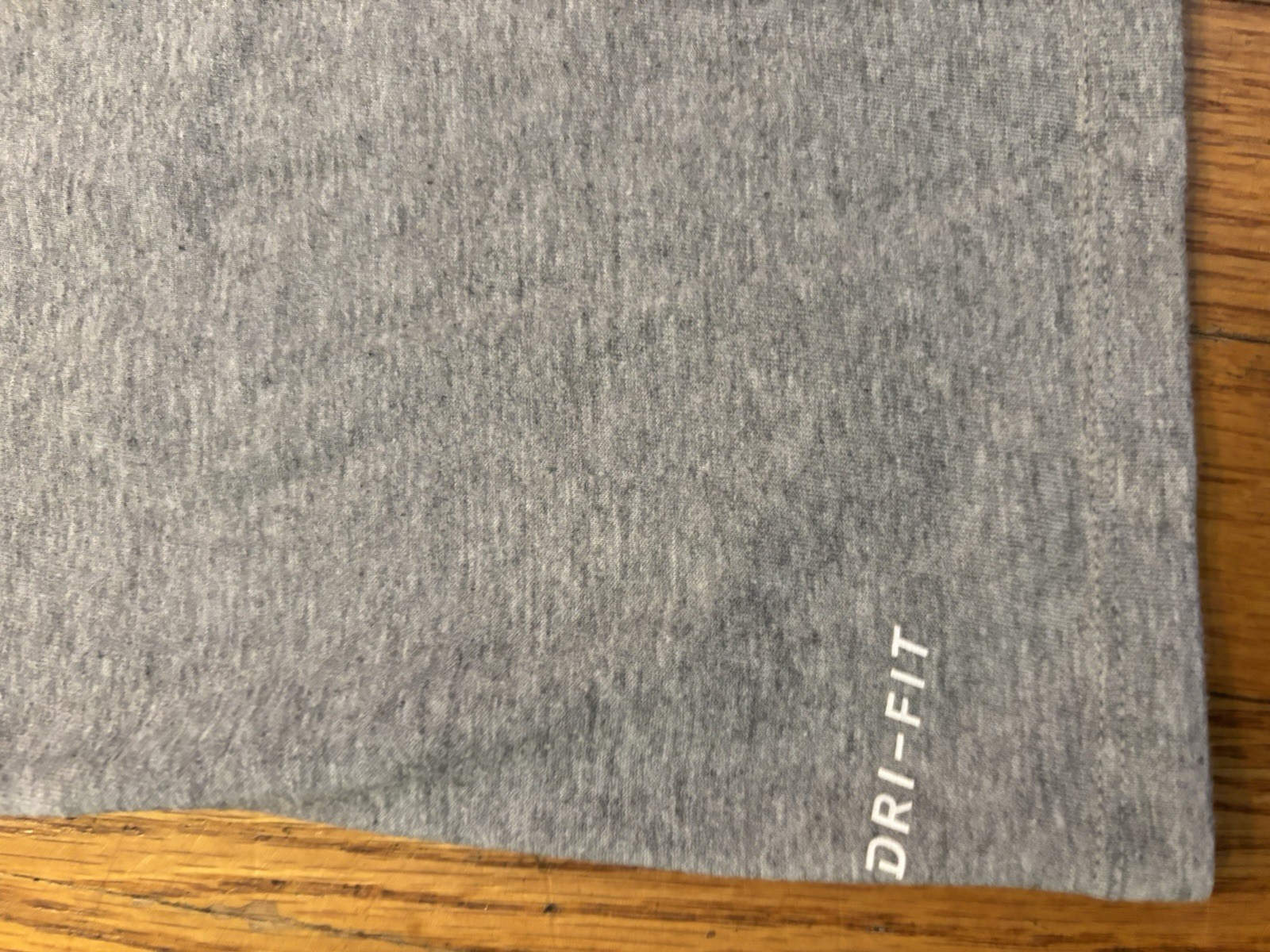 Nike Dri-FIT The Nike Tee Gray V-Neck Moisture Wicking Athletic XL gallery