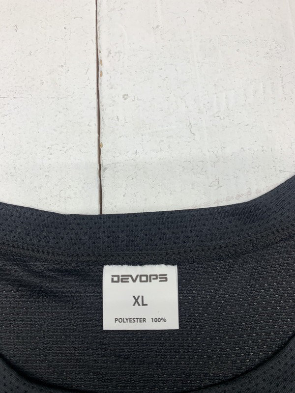 Devops Mens Black Mesh Athletic Tank Size XL gallery