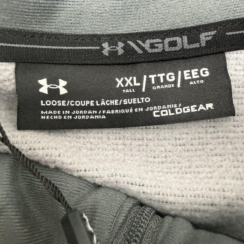 Under Armour Storm Sweater Fleece 1/4 Zip Golf Pullover Gray 1356661 XXL NWT gallery