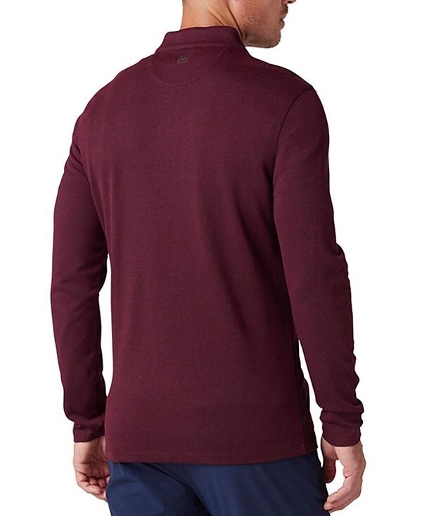 Mizzen + Main “ProFlex” ¼-Zip Perf. Jersey Top, NWT - Men’s M - Dark Red, $ 138 gallery