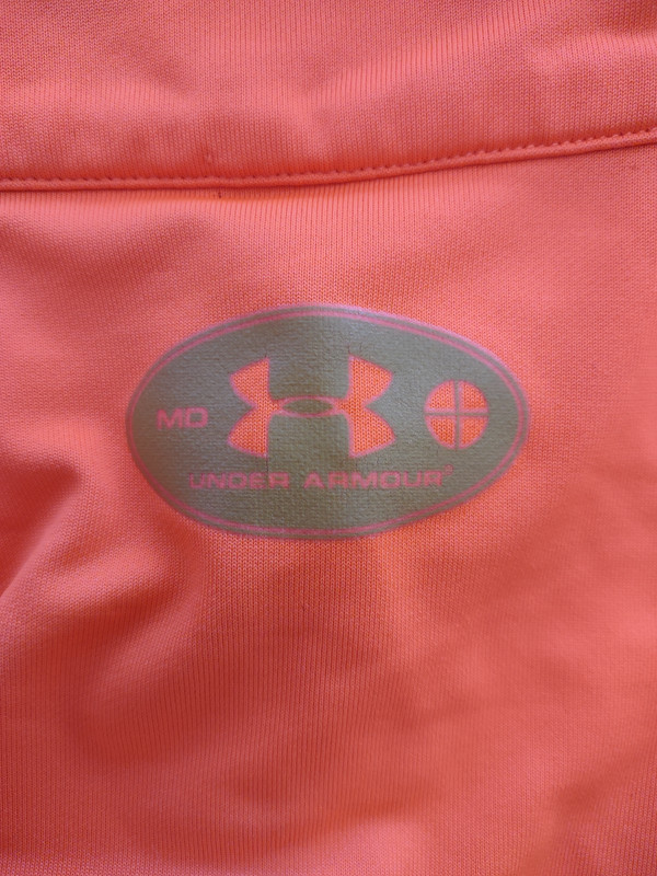 Under Armour Cold Gear Infrared Hunter Men's Blaze Orange 1/4 Zip Pullover EUC gallery