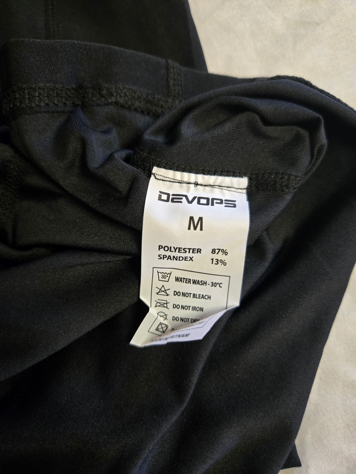 Devops Black Sleeveless Pullover T-shirt (M) gallery