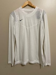 Nike Mens Dri-FIT Team Player Long Sleeve UV Shirt White CW3539-100 Size XL NEW
