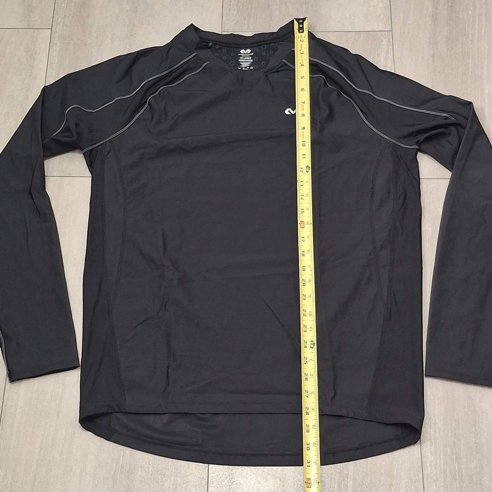 MCDAVID Black Compression Long Sleeve Top Size 2XL gallery