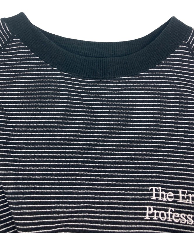 The Ennoy Professional BORDER CREW Size: L White x black Men AW24BRENCT01NTL gallery