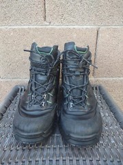 ECCO Exohike High Gore-Tex Waterproof Hiking Boots Men’s 9 Black/Green