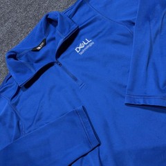 The North Face Pullover Mens Large Blue 1/4 Zip Fleece Dell Technologies