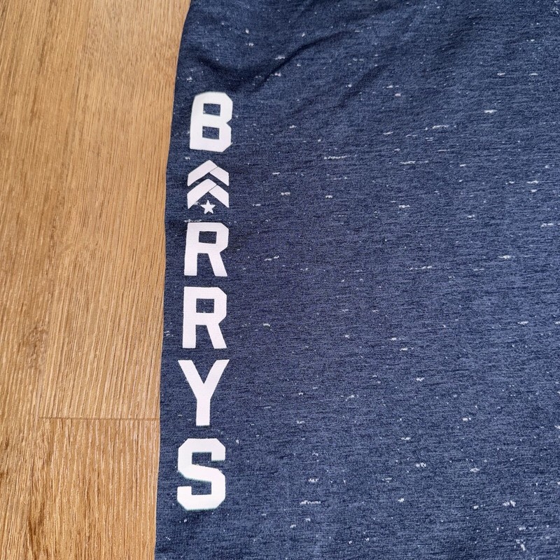 Lululemon Barry's Gym Shirt Collab Dark Blue Barrys Mens Small gallery