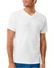007X03 Hanes YZT2W3 Luxury Essentials 3-Pack V-Neck T-Shirt MD White gallery