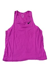 Nike Aeroswift Dri-Fit ADV Running Singlet Top Pink FN4231-518 Men’s Size Large