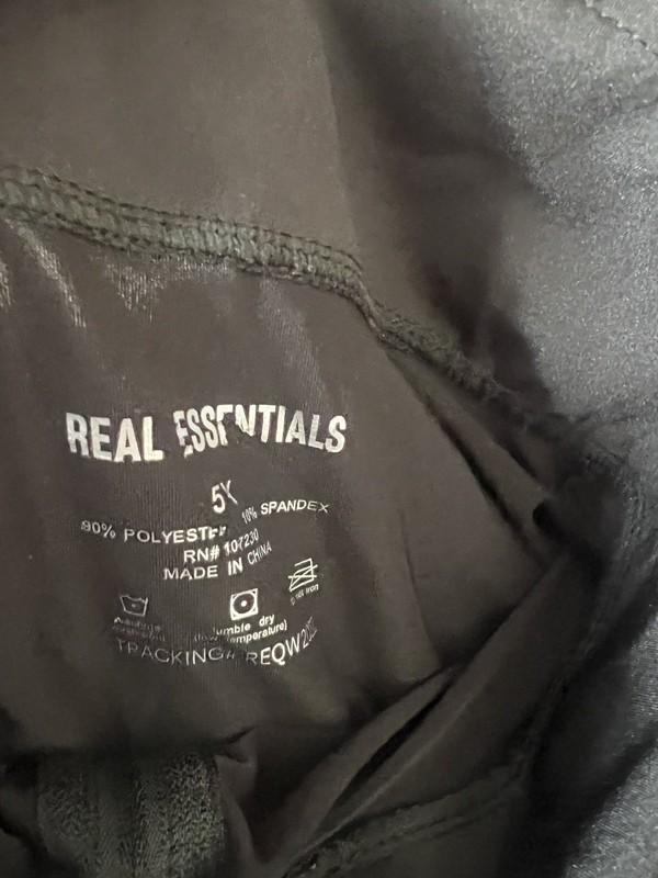 Real Essentials SIZE 5X BLACK 1/4 Zip Long Sleeve Performance Shirt PULLOVER gallery