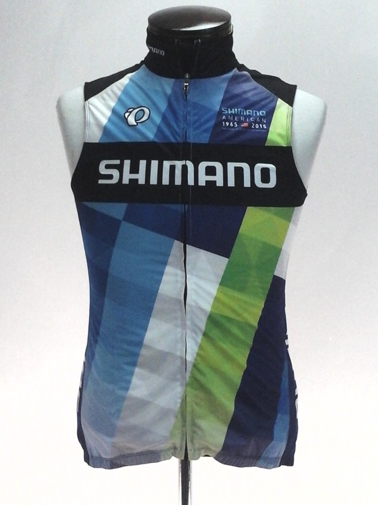 PEARL IZUMI Cycling Jersey Elite Summer Vest Multi Custom Shimano Men's S/M RARE