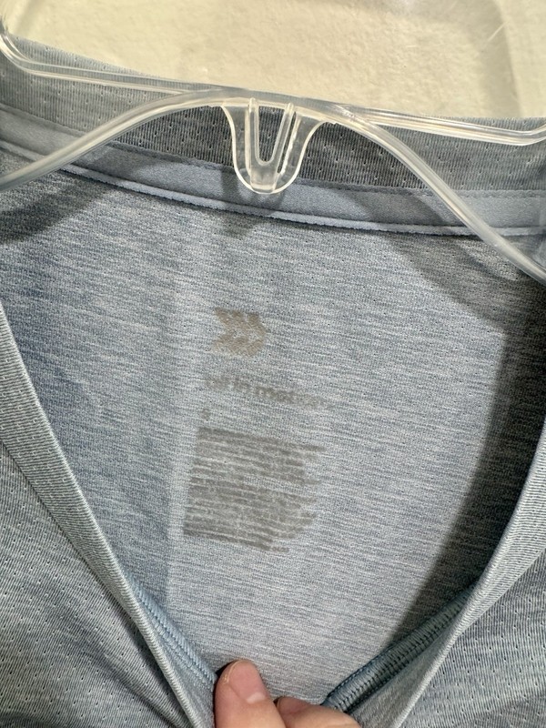 Men’s Small Light Grey Active Tee All In Motion Brand gallery