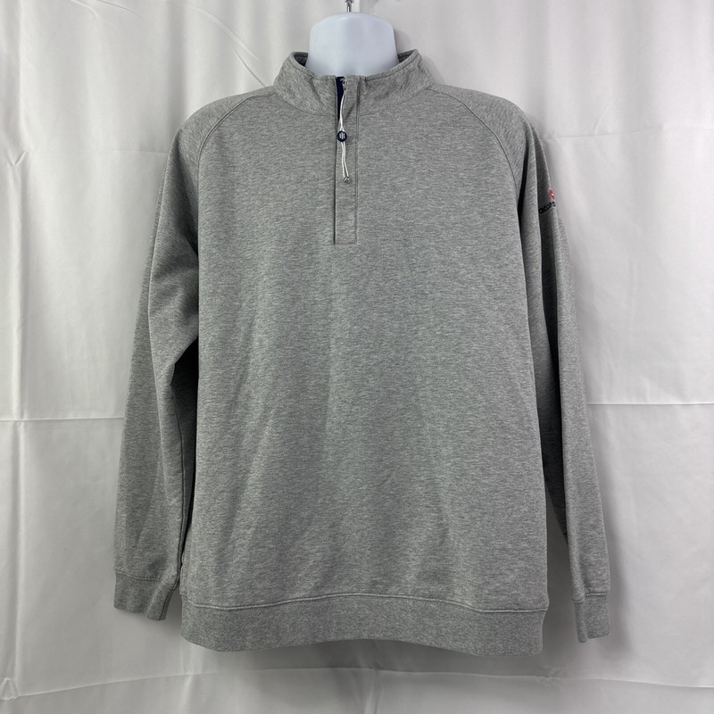 Holderness & Bourne Pullover Mens Gray 1/4 Zip Golf Performance Tailored Fit XL gallery