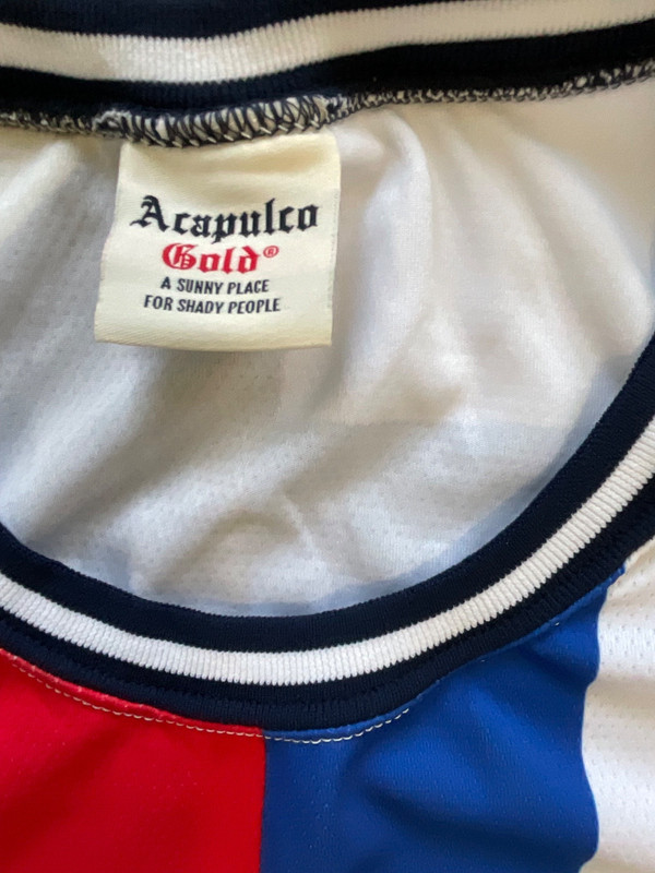 ACAPULCO GOLD Men’s Size XL Logo Crest Nautical Flags Tank Top Shorts Set NWOT gallery