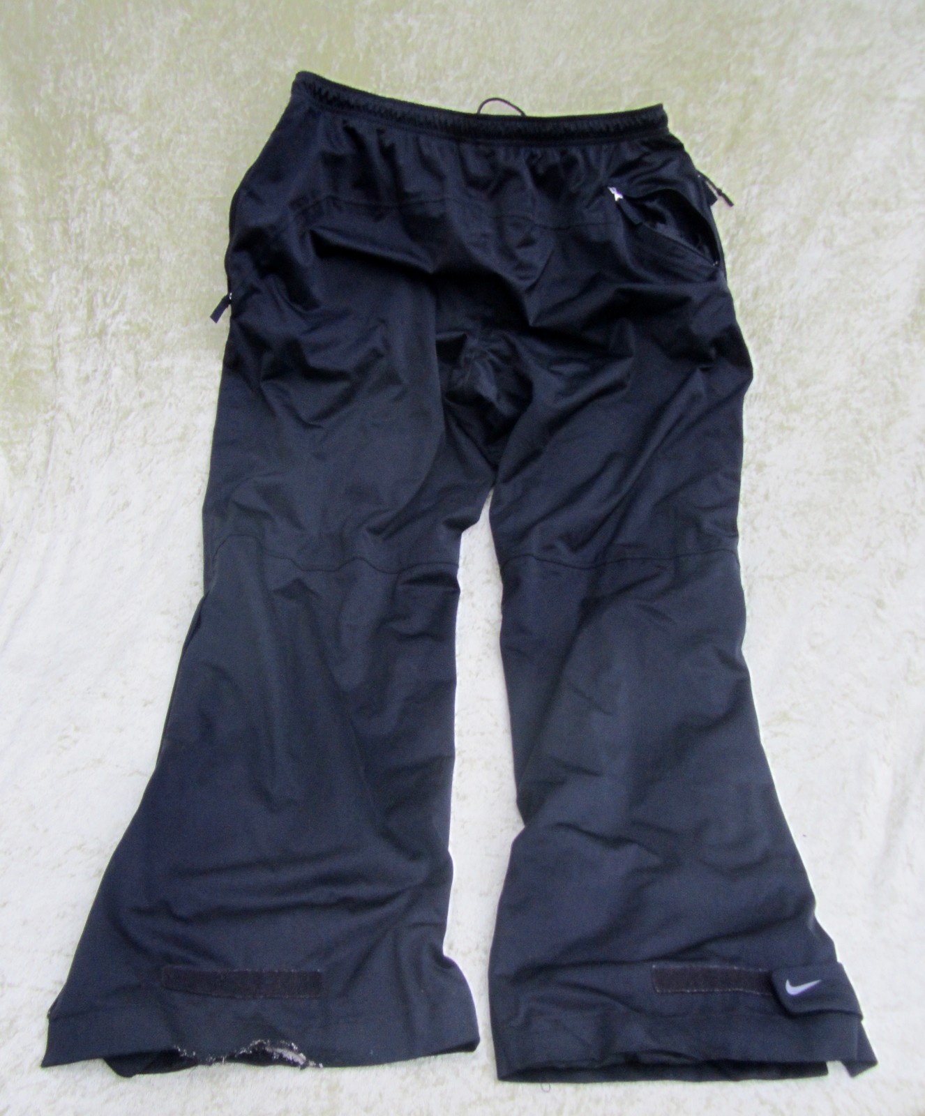 "NIKE" "STORM-FIT" "PANTS" "BLACK" "XL" ELASTIC AND DRAW STRING WAIST NICE gallery