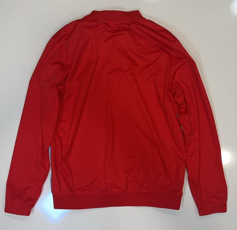 NIKE Men's SHIELD Water Repel Victory L/S Golf Top NWT Red / Aqua SIZE: MEDIUM gallery