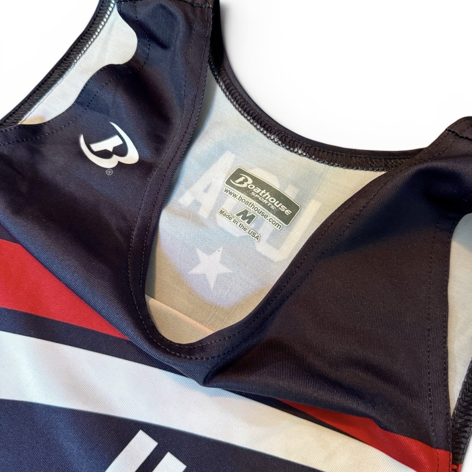 Vintage Boathouse USA Canoe Kayak Team Tank Size Medium gallery