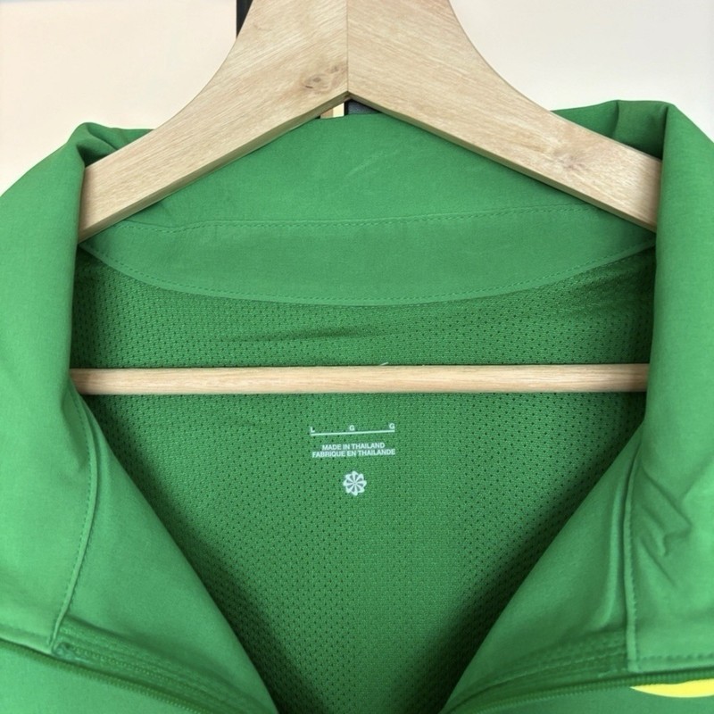 Nike Oregon Ducks 1/4 Zip Sideline Men’s Pullover Large Short Sleeve NWT* READ gallery