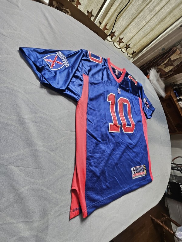 Battlefield Collection Mountain #10 Football Jersey Men’s 3XL Blue Military USA gallery