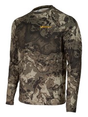 Muddy Outdoors TRX Base Layer Crew Long Sleeve Shirt Veil Canyon Gray XL
