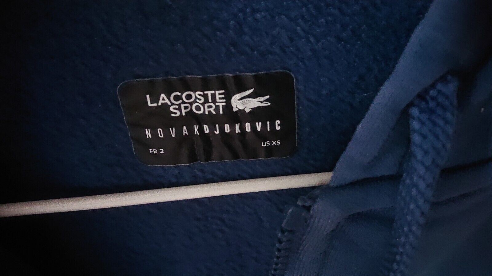 Lacoste tennis Novak Djokovic 2018 blue jacket - size US XS gallery