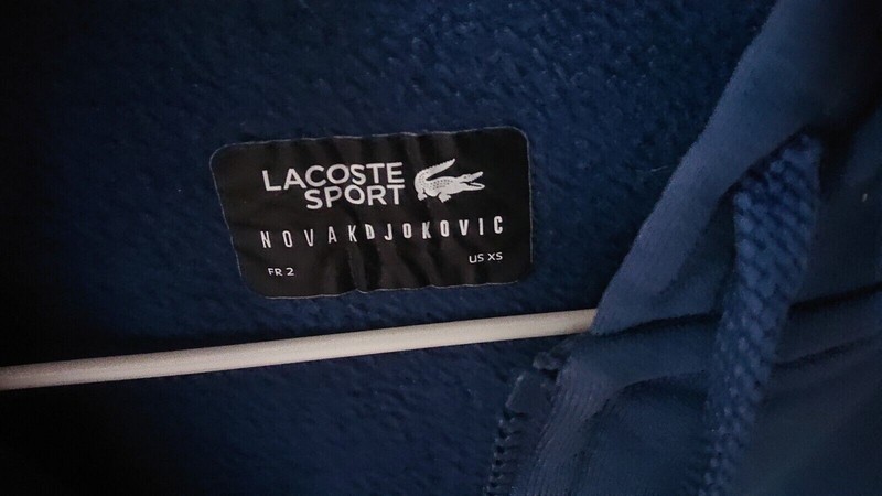 Lacoste tennis Novak Djokovic 2018 blue jacket - size US XS gallery