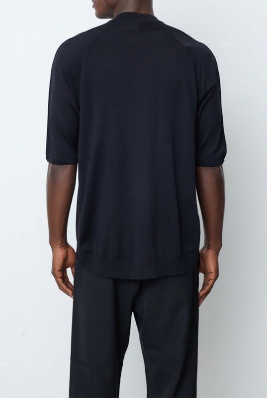 $450 Nike Every Stitch Considered ESC Half-Z Wool/ Silk Shirt DR5410-010 Italy M gallery