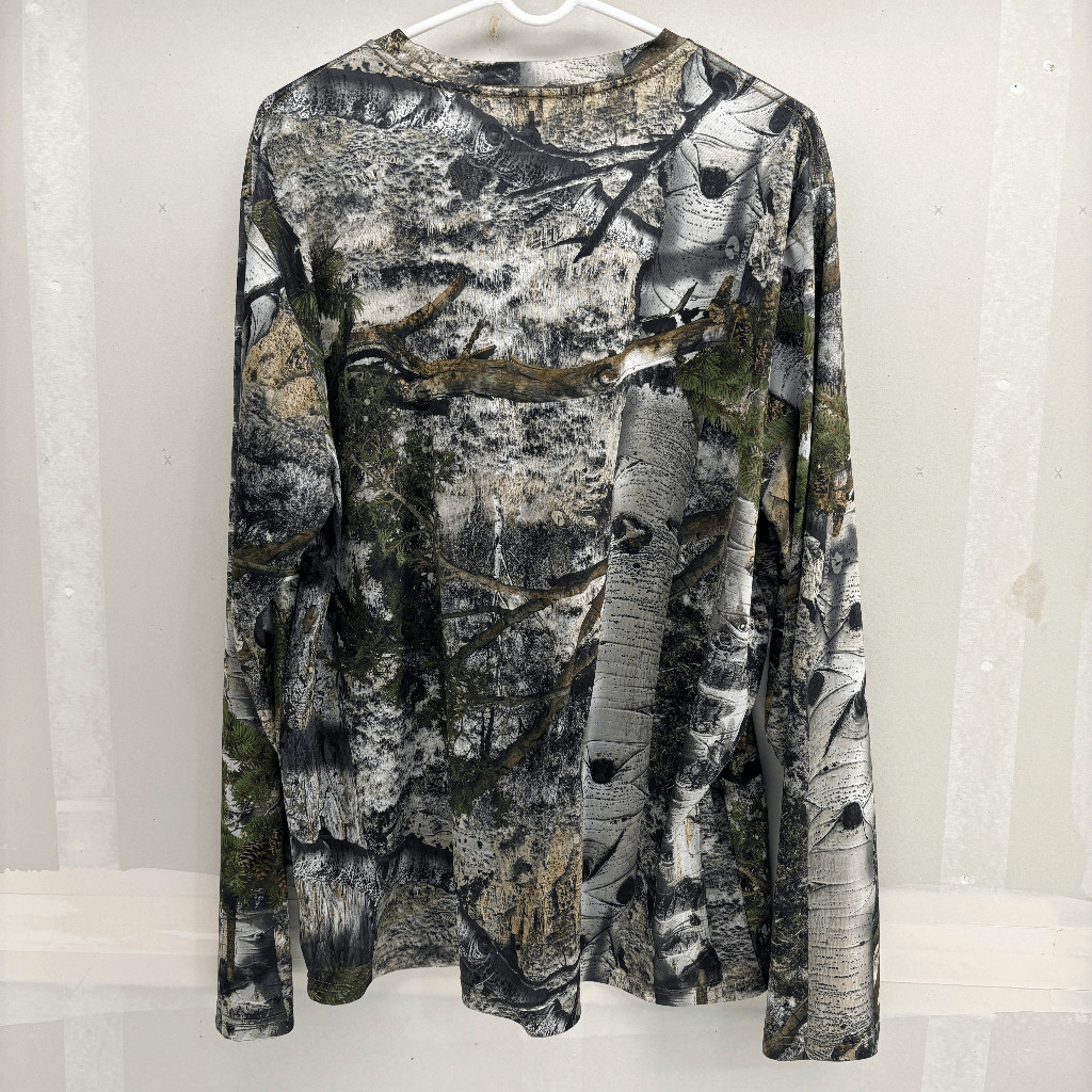 Mossy Oak Mens XL Performance Wear Long Sleeve Shirt EUC gallery