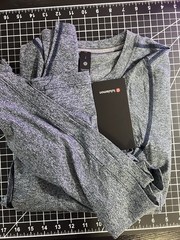 Lululemon T Shirt Long Sleeve Navy Blue Stretch Tech Men’s Size S Small